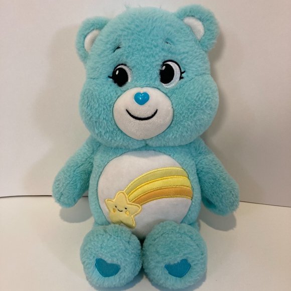 Care Bears Wish Bear 2020 Plush Blue Shooting Star Unlock The Magic 14" Stuffed - Picture 1 of 10